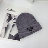Street Fashion Labeling Letter Wool Hat Autumn And Winter Black Wild Knitted Cold Hat Men