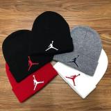 Autumn And Winter New Woolen Hat Men's Letter Embroidered Curled Edge Warm Trendy Knitted Hat