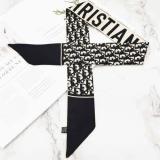 Thin Narrow Silk Scarf Women Bag Neckerchief Headband For Ladies Bag Ribbons Small Wrist