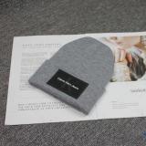 Autumn And Winter Men's Fashion Dome Cotton Knitted Hat Wool Hat.
