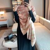 Double-sided Cashmere Scarf Thick Shawl