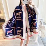 Autumn And Winter Korean Style Warm Cashmere Scarf Women's All-match Dual-purpose Thickened