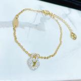 Bracelet Ins Niche Design Best Friend's Peach Heart Bracelet Female Fashion Personality