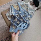 Double-sided Cashmere Scarf Thick Shawl