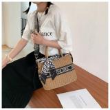 Straw Bag Shoulder Bag Messenger Bag Handbag Summer Bag Beach Bag Seaside Bag Large-capacity Bag