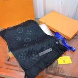 Flower Pattern Thick Imitation Cashmere Knit Scarf Multifunctional Female Scarf Scarf 180*30CM