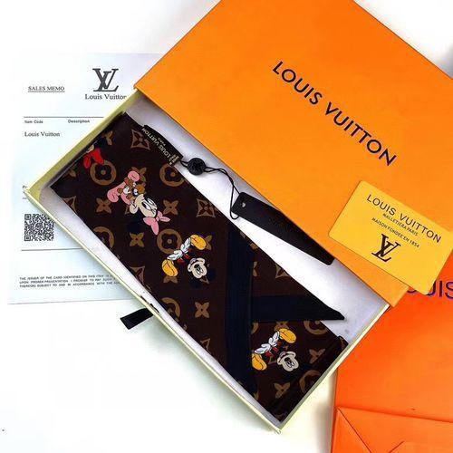 Silk-like Scarf Double Bow Women Print Ribbon Hair Bows Tie Bag Accesseries