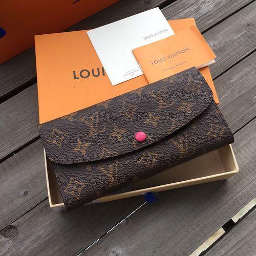 Long Wallet Card Bag Purse Handbag With Button Buckle