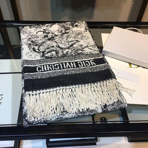 Retro Embroidery Scarf Fashion Printing Double-sided Printing Scarf Imitation Cashmere Warm