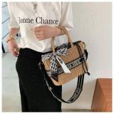 Straw Bag Shoulder Bag Messenger Bag Handbag Summer Bag Beach Bag Seaside Bag Large-capacity Bag
