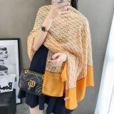 High Quality Fashion Spring and Autumn Brand Silk Scarves Timeless Classic Super Long Shawl Fashion Women's Soft Silk Scarves