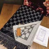 Ladies Winter Cashmere Scarf European And American Brand Plaid Double-Sided WarmThickened Scarf