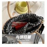 Straw Bag Shoulder Bag Messenger Bag Handbag Summer Bag Beach Bag Seaside Bag Large-capacity Bag