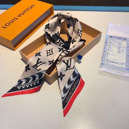 New Autumn And Winter Fashion Printing Warm Decorative Silk Scarf Fashion Casual Streamer Ladies Headband High Quality Bag Silk Scarf Accessories Bow Tie Silk Scarf