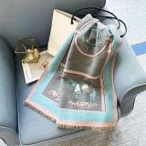 Autumn And Winter Korean Style Warm Cashmere Scarf Women's All-match Dual-purpose Thickened