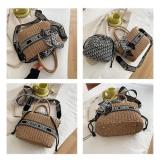 Straw Bag Shoulder Bag Messenger Bag Handbag Summer Bag Beach Bag Seaside Bag Large-capacity Bag