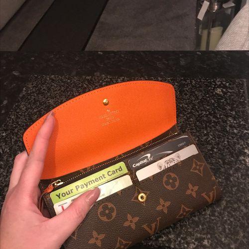 Long Wallet Card Bag Purse Handbag With Button Buckle