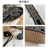 Straw Bag Shoulder Bag Messenger Bag Handbag Summer Bag Beach Bag Seaside Bag Large-capacity Bag