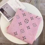 Flower Pattern Thick Imitation Cashmere Knit Scarf Multifunctional Female Scarf Scarf 180*30CM