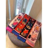 Women Silk Riband Handle Bags Scarf Small Ribbon Hair Band Headband Scarves  Wraps