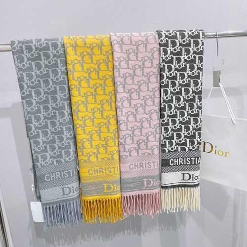 Double-sided Cashmere Scarf Carriage Jacquard Knitted Shawl