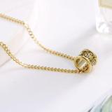 New Letter Bead Pendant Necklace Fashion Trend Street Hip Hop Necklace