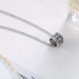 New Letter Bead Pendant Necklace Fashion Trend Street Hip Hop Necklace