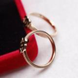 Titanium Steel Letter Rose Gold Ring