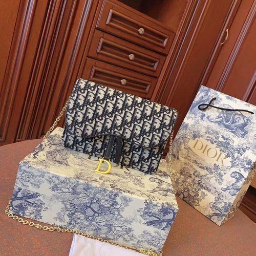 Oblique Classic Printed Shoulder Bag Messenger Bag Fashion Chain Bag Elegant Luxury