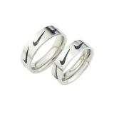 New Street Fashion Hip Hop Ring Trend Cool Boy Girl Ring Hip-hop Ring Simple Print Hook