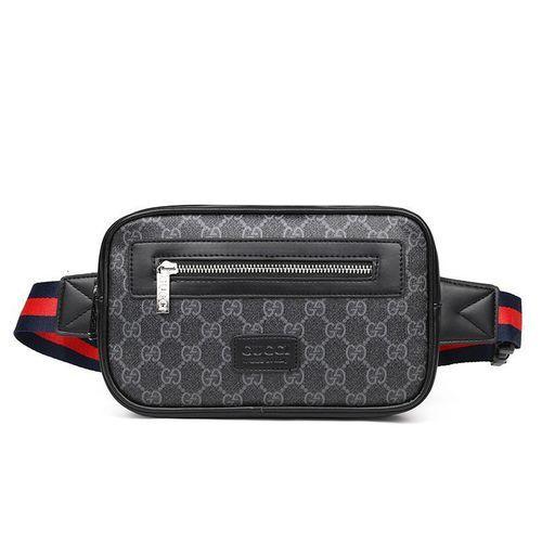 Women Men Supreme Canvas Belt Bag Fannypack Bumbag Belt Bag Waist Bag Leather Shoulder Bag