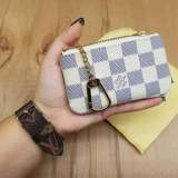 KEY POUCH POCHETTE CLES Designer Fashion Womens Mens Key Ring Zipped Credit Card