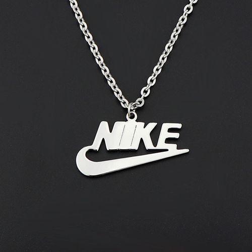 New Titanium Steel Tick Logo Letter Necklace Ins Fashion Necklace Street HIP-HOP Trend Cool