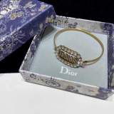 New Letter Crystal Bracelet Fashion Ladies Accessories Vintage High Quality Brass Bracelet