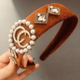 Vintage Style Diamond-studded Wide-brimmed Ladies Headband