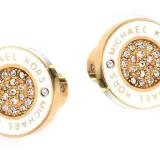 Fashion Elegant Simple Round Letter Earrings Ladies Fashion Accessories Colorful Glazed