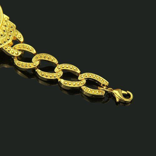 Fashion HIP-HOP Gold Silver Color Bracelet Medusa Head Alloy Bracelet