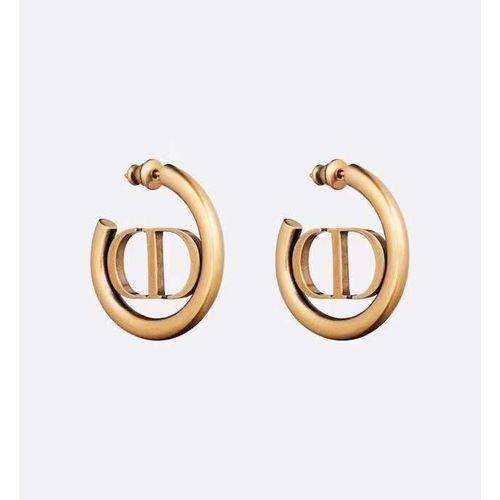 Vintage Simple Retro Gold Metal Earrings Jewelry Earrings