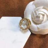 Open Ring Letter Ring Women's Ring Fashion Letter  Brass Material Ring