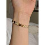 Fashion 361L Titanium Steel Womens Mens Lovers Bracelet  Bangle Without Box