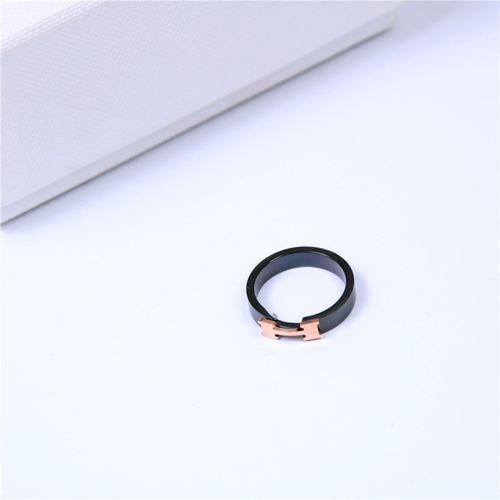 Women Rosegold Ceramic Ring Gift For Girlfriend