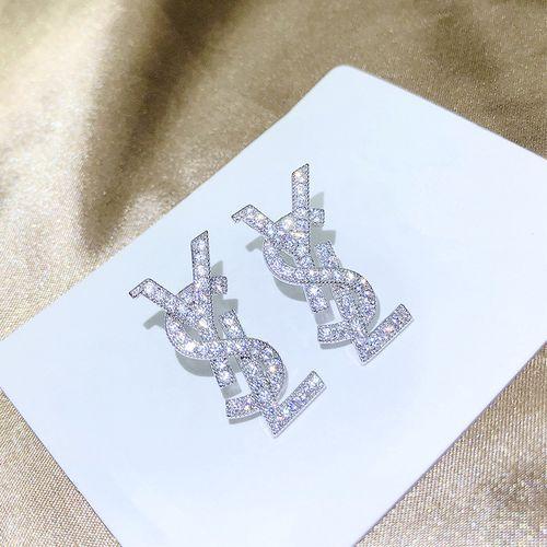Elegant Women's Earrings Stud Rhinestone Earring
