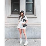 Handbag Solid Color Casual Outdoor Nylon Zipper Fashion One-shoulder Messenger Bag