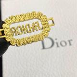 New Letter Crystal Bracelet Fashion Ladies Accessories Vintage High Quality Brass Bracelet