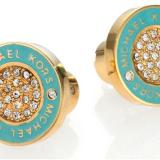 Fashion Elegant Simple Round Letter Earrings Ladies Fashion Accessories Colorful Glazed