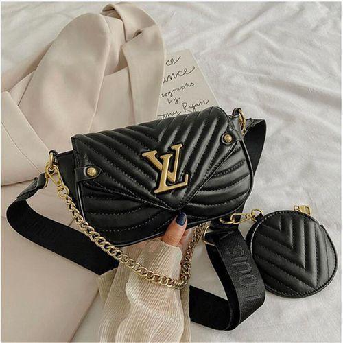 New Wave Shoulder Bag Chain Bag Leather Shoulder Mini Crossbody Bag Tote Handbags With Pouch Bag