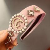 Vintage Style Diamond-studded Wide-brimmed Ladies Headband