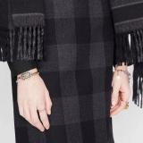 New Letter Crystal Bracelet Fashion Ladies Accessories Vintage High Quality Brass Bracelet