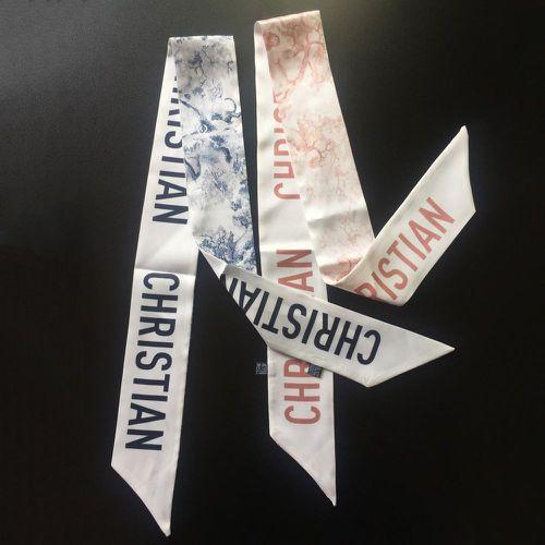 Silk Ink Painting Scarf Fashion Letter Scarf Silk Scarf Long Narrow Small Ribbon Scarf