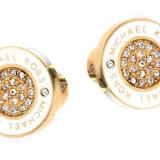 Fashion Elegant Simple Round Letter Earrings Ladies Fashion Accessories Colorful Glazed